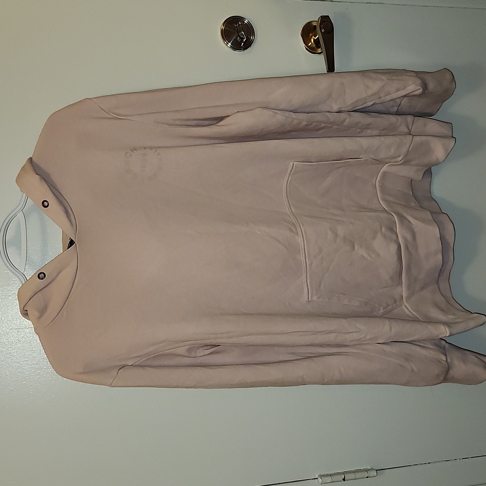BENCH Light Pink Hooddd Sweatshirt, Size XL, EUC - Picture 3 of 7